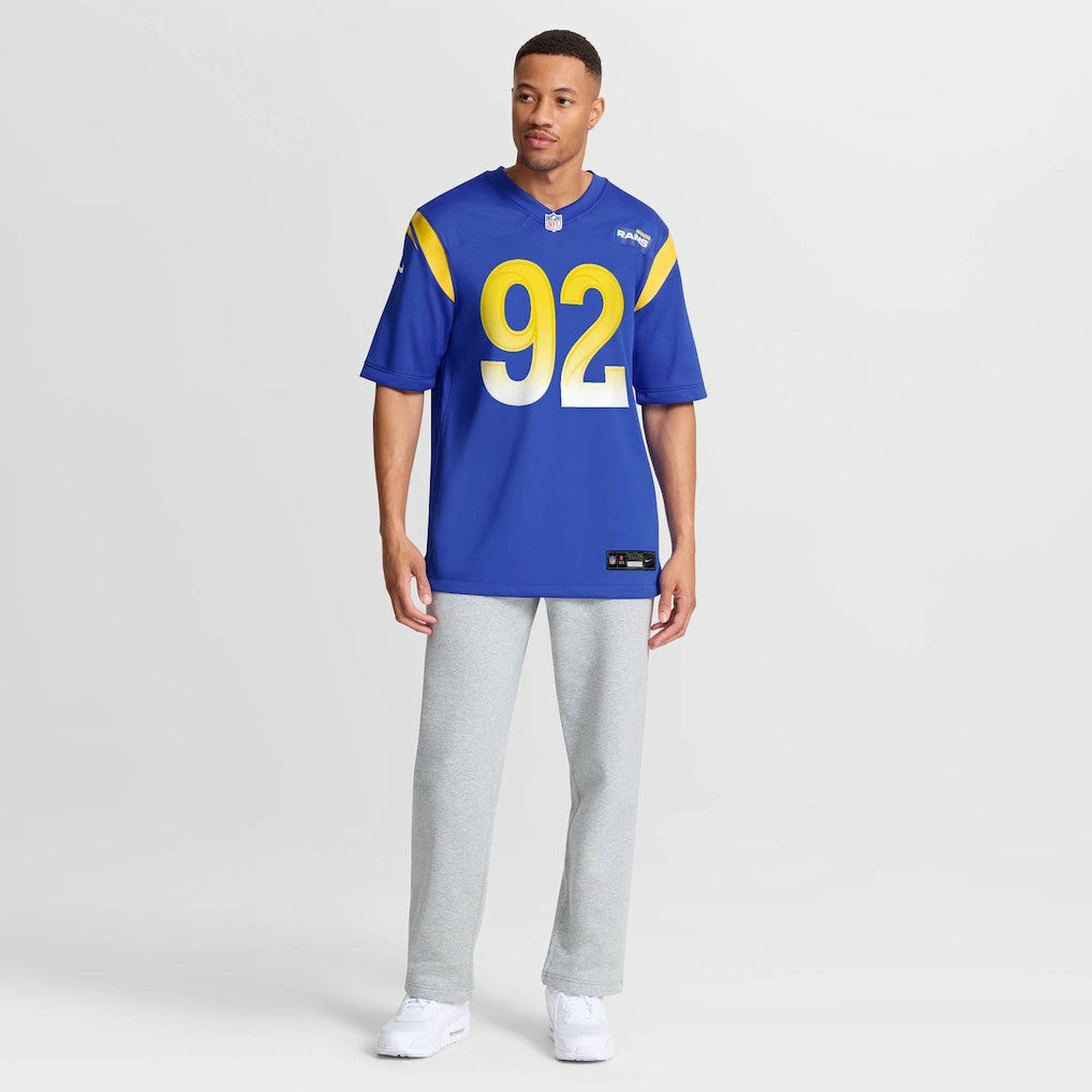 Nike Harrison Mevis Los Angeles Rams Team Game Jersey Royal