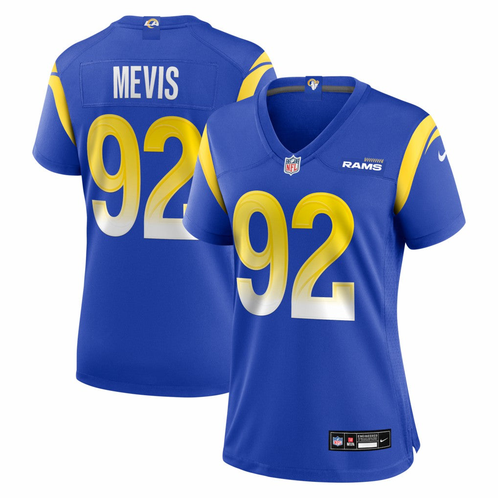 Nike Harrison Mevis Los Angeles Rams Women's Team Game Jersey Royal