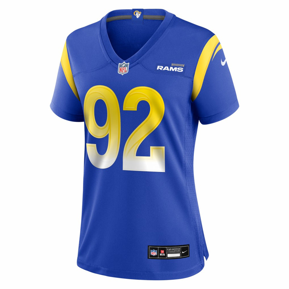 Nike Harrison Mevis Los Angeles Rams Women's Team Game Jersey Royal