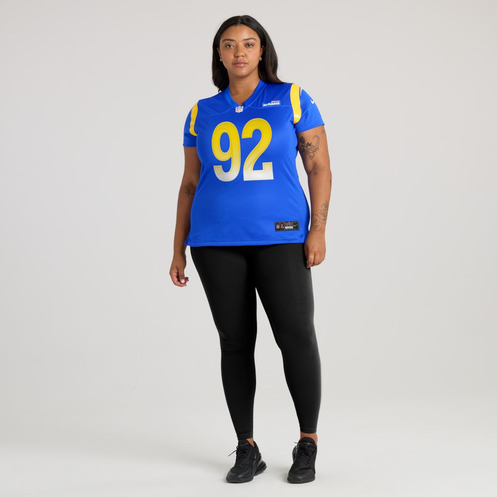 Nike Harrison Mevis Los Angeles Rams Women's Team Game Jersey Royal