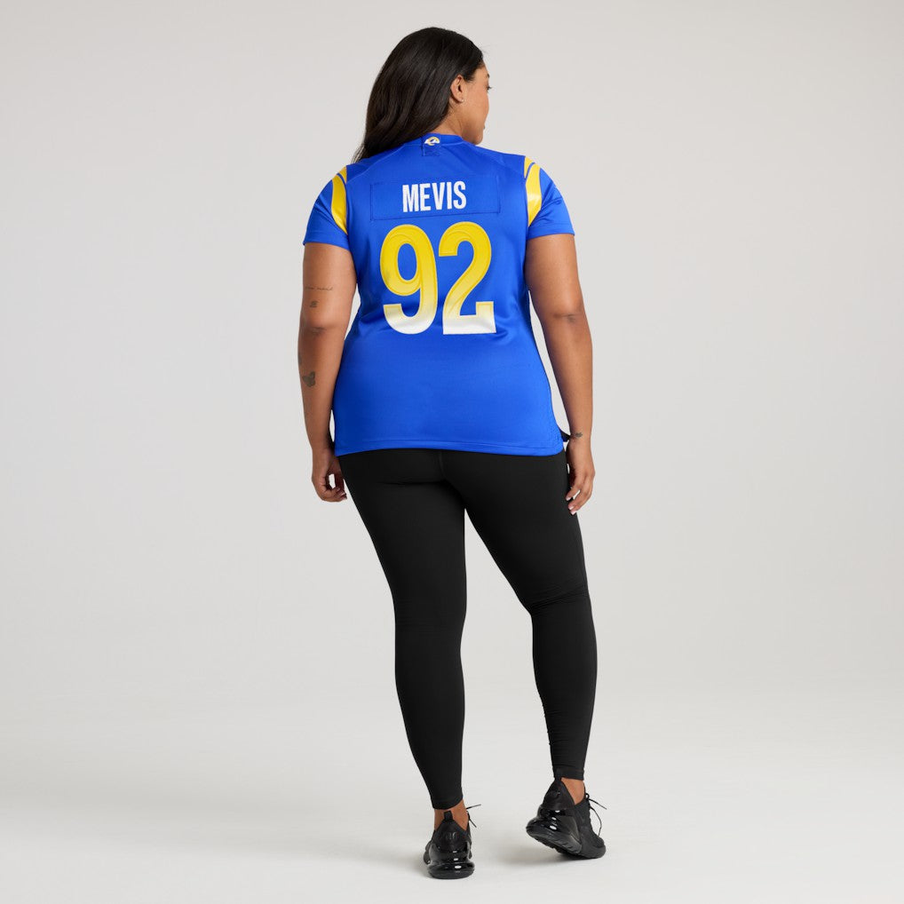 Nike Harrison Mevis Los Angeles Rams Women's Team Game Jersey Royal
