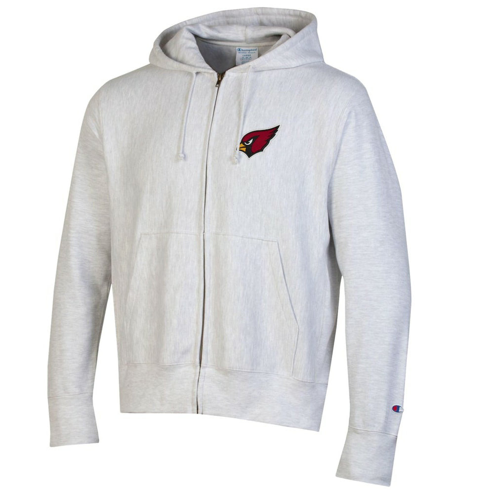 Arizona Cardinals Champion Reverse Weave Full-Zip Hoodie Gray