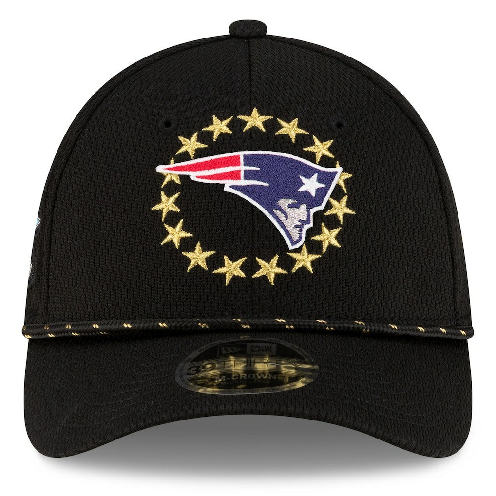 New England Patriots New Era Super Bowl LX 39THIRTY M-Crown Rope Flex Hat Black