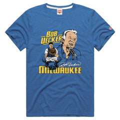 Milwaukee Brewers Homage Tri-Blend Hyperlocal T-Shirt - Royal - MLB on Sale