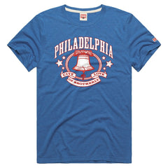 Philadelphia Phillies Homage Tri-Blend Hyperlocal T-Shirt - Royal - MLB Online