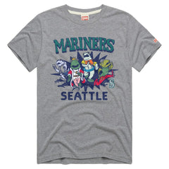 Seattle Mariners Homage Tri-Blend Hyperlocal T-Shirt - Gray - MLB Discount