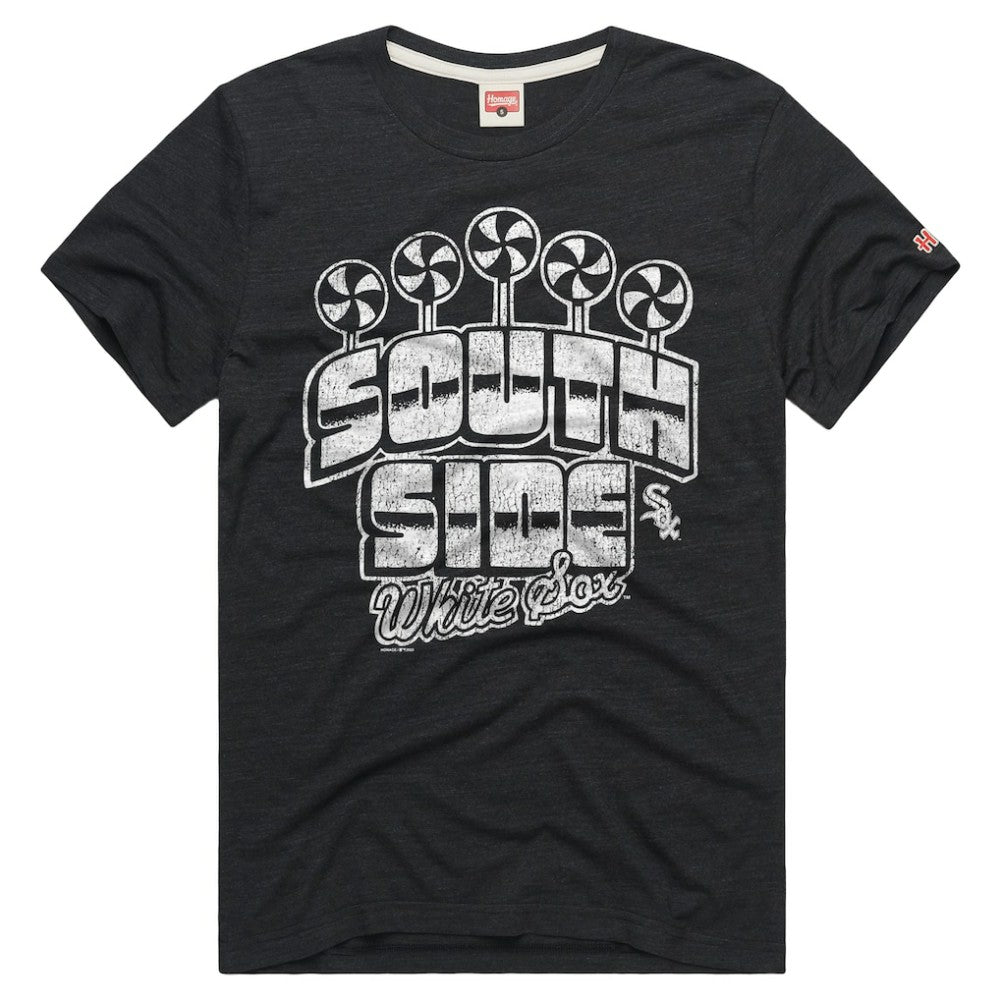 Chicago White Sox Homage Tri-Blend Hyperlocal T-Shirt - Charcoal - MLB Online