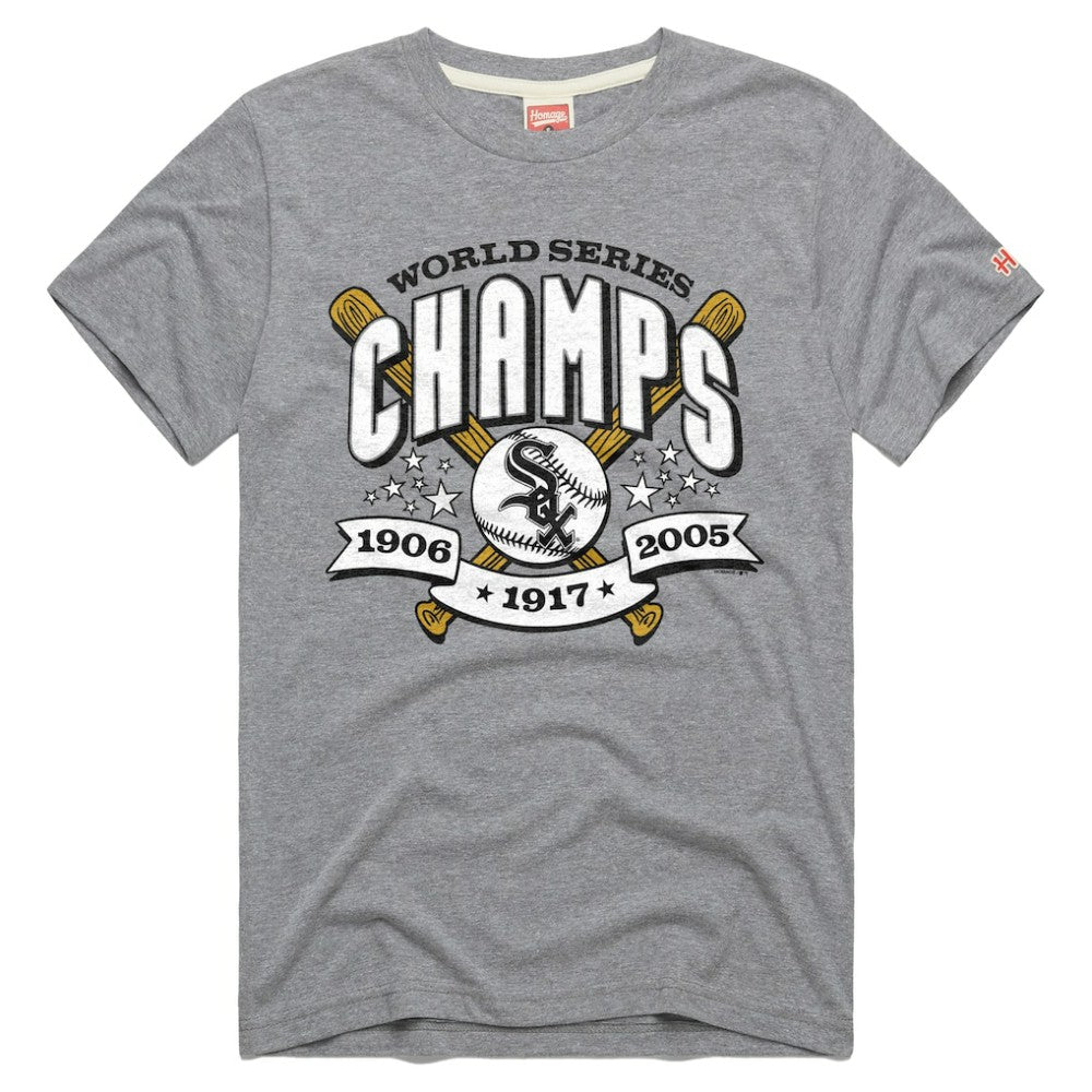 Chicago White Sox Homage Tri-Blend Hyperlocal T-Shirt - Gray - MLB Sale