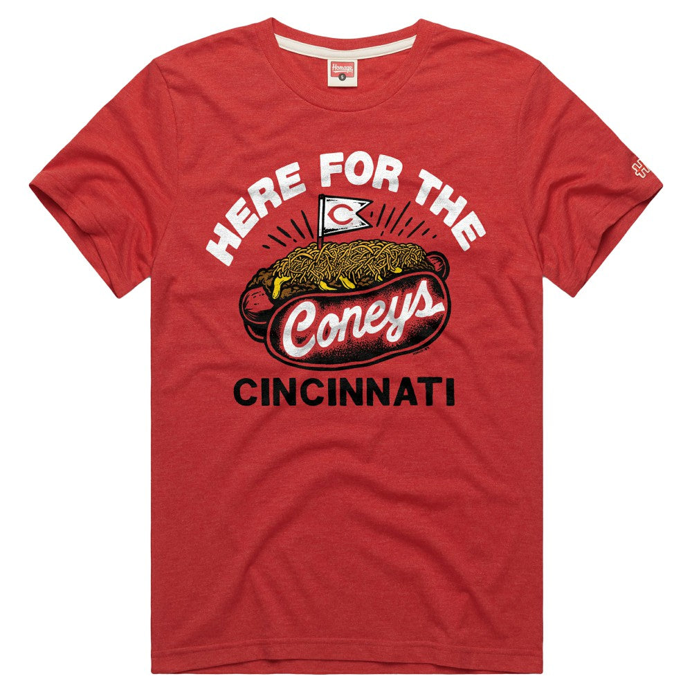 Cincinnati Reds Homage Tri-Blend Hyperlocal T-Shirt - Red - MLB on Sale