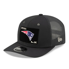 New England Patriots New Era Super Bowl LX Opening Night 9SEVENTY Adjustable Hat Charcoal