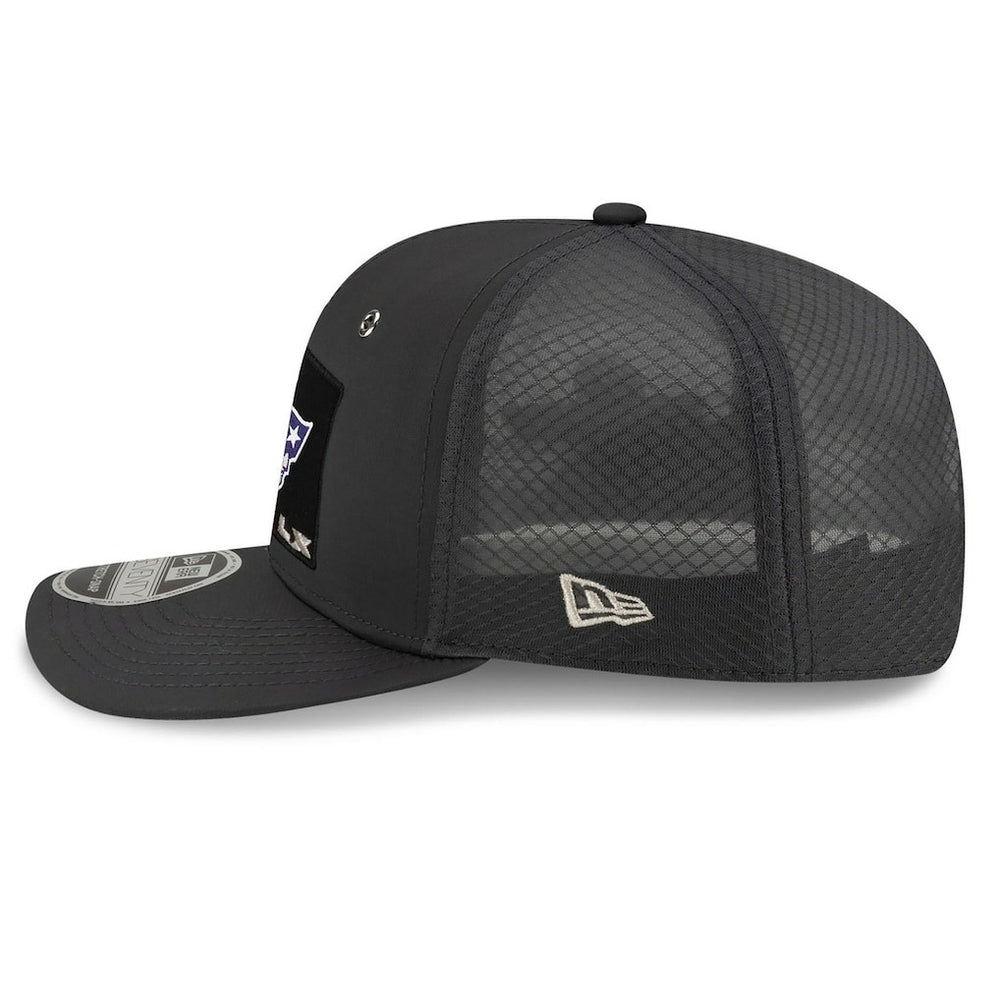 New England Patriots New Era Super Bowl LX Opening Night 9SEVENTY Adjustable Hat Charcoal