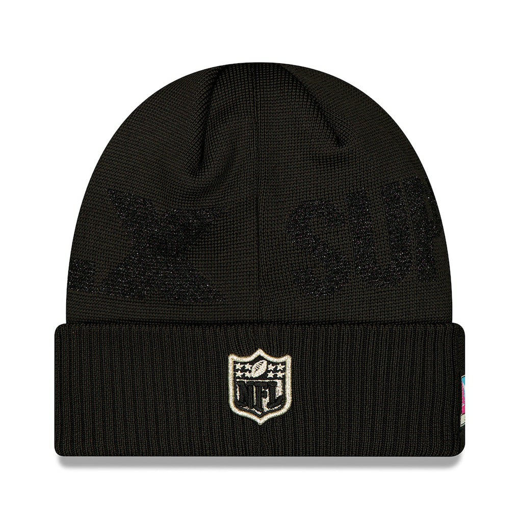 New England Patriots New Era Super Bowl LX Opening Night Cuffed Knit Hat Black