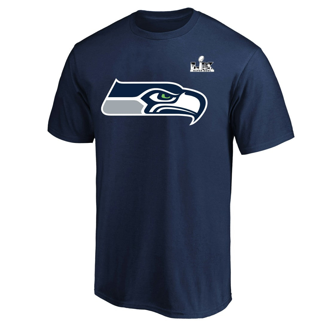 Fanatics Jaxon Smith-Njigba Seattle Seahawks Super Bowl LX Patch Big & Tall Name & Number T-Shirt College Navy
