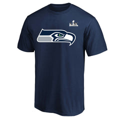 Fanatics Jaxon Smith-Njigba Seattle Seahawks Super Bowl LX Patch Big & Tall Name & Number T-Shirt College Navy