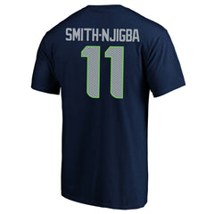 Fanatics Jaxon Smith-Njigba Seattle Seahawks Super Bowl LX Patch Big & Tall Name & Number T-Shirt College Navy