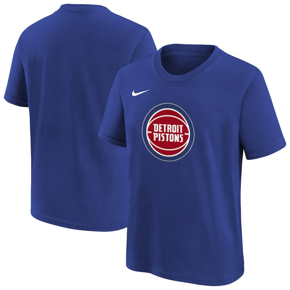 Detroit Pistons Youth Team Essential Logo T-Shirt for sale Blue | Nike for sale