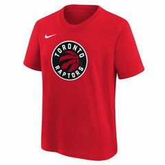 Toronto Raptors Youth Team Essential Logo T-Shirt Red | Nike