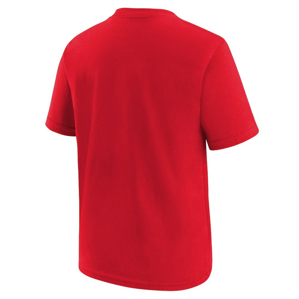 Houston Rockets Youth Team Essential Logo T-Shirt Red | Nike for sale