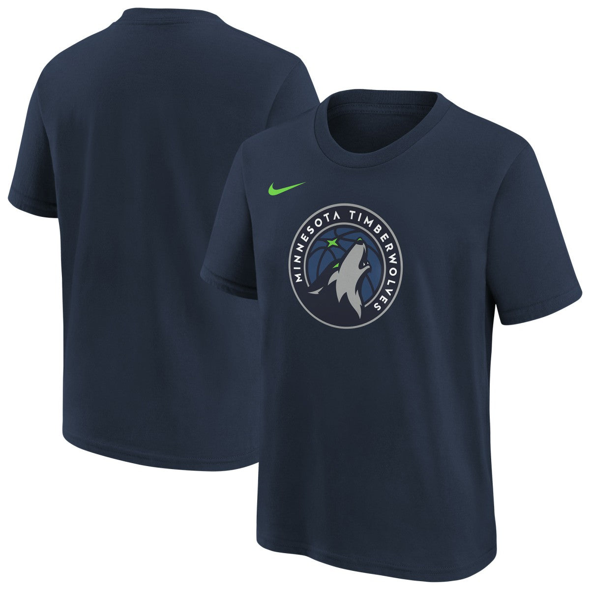 Minnesota Timberwolves Youth Team Essential Logo T-Shirt Navy | Nike outlet