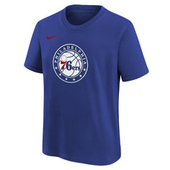 Philadelphia 76ers Youth Team Essential Logo T-Shirt Royal | Nike US