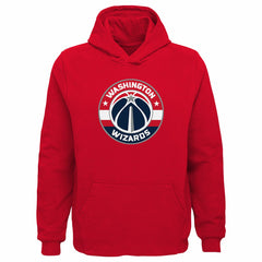 Washington Wizards Outerstuff Youth Primary Logo Pullover Hoodie Red