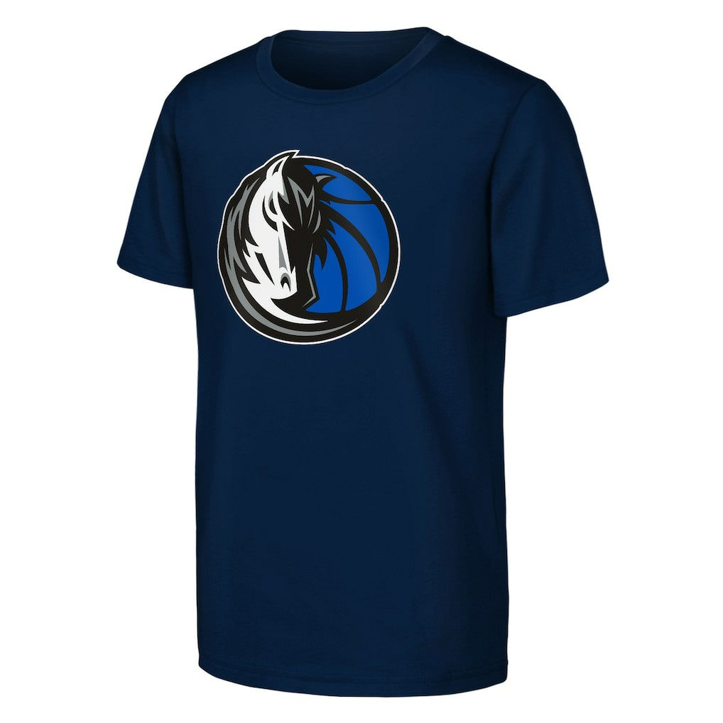 Dallas Mavericks Outerstuff Youth Primary Logo T-Shirt Navy