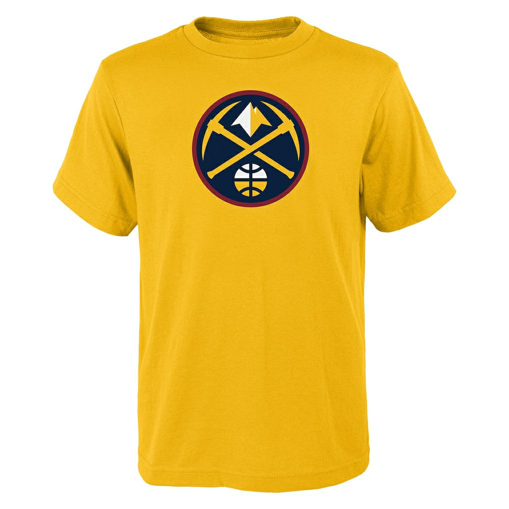 Denver Nuggets Outerstuff Youth Primary Logo T-Shirt Yellow