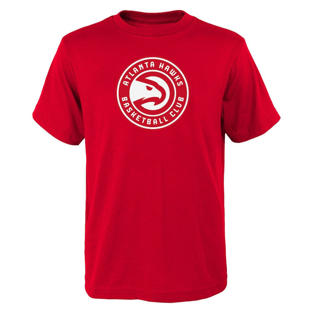 Atlanta Hawks Outerstuff Youth Primary Logo T-Shirt Red