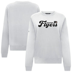 Philadelphia Flyers Levelwear Women's Yvette Big Script Tri-Blend Sweatshirt - White - NHL 203809127