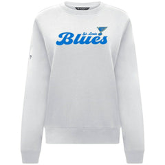 St. Louis Blues Levelwear Women's Yvette Big Script Tri-Blend Sweatshirt - White - NHL 203809132