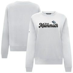 Utah Mammoth Levelwear Women's Yvette Big Script Tri-Blend Sweatshirt - White - NHL 203809135