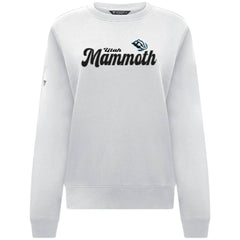 Utah Mammoth Levelwear Women's Yvette Big Script Tri-Blend Sweatshirt - White - NHL 203809135