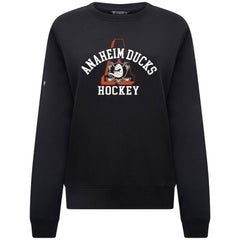 Anaheim Ducks Levelwear Women's Yvette Limelight Big Letter Sweatshirt - Black - NHL 203809161