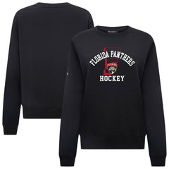 Florida Panthers Levelwear Women's Yvette Limelight Big Letter Sweatshirt - Black - NHL 203809164