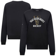 Vegas Golden Knights Levelwear Women's Yvette Limelight Big Letter Sweatshirt - Black - NHL 203809177