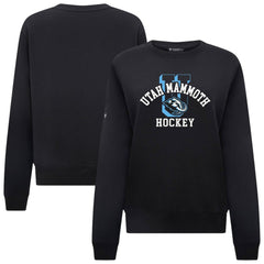 Utah Mammoth Levelwear Women's Yvette Limelight Big Letter Sweatshirt - Black - NHL 203809182