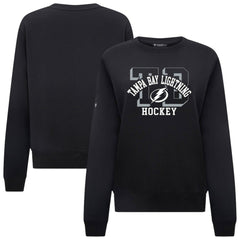 Tampa Bay Lightning Levelwear Women's Yvette Limelight Big Letter Sweatshirt - Black - NHL 203809189