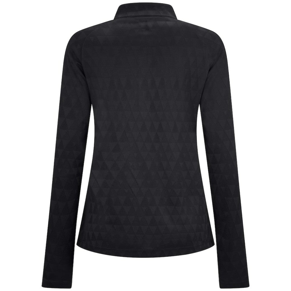 Toronto Maple Leafs Levelwear Women's Spike Raglan Quarter-Zip Top - Black - NHL 203809195
