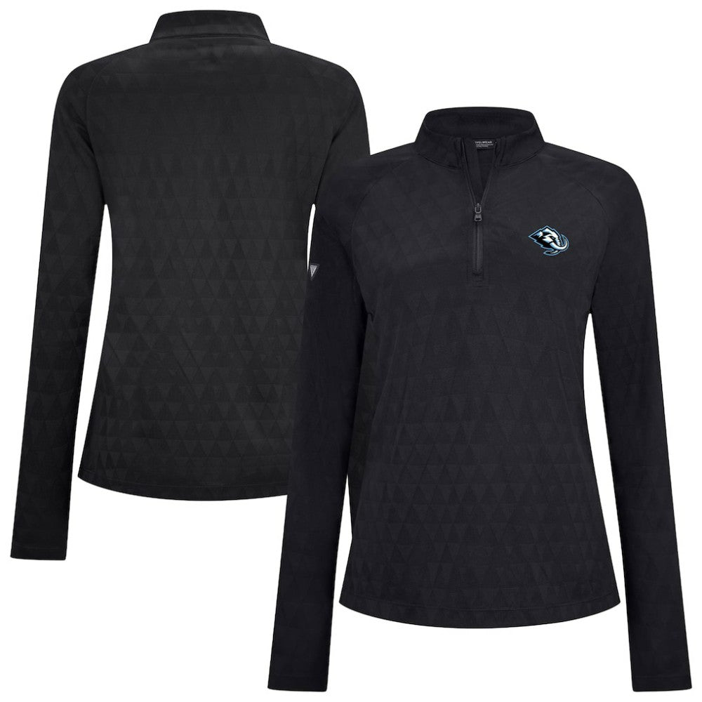 Utah Mammoth Levelwear Women's Spike Raglan Quarter-Zip Top - Black - NHL 203809196