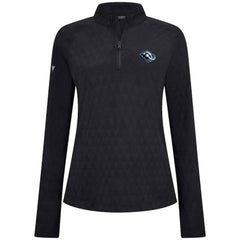 Utah Mammoth Levelwear Women's Spike Raglan Quarter-Zip Top - Black - NHL 203809196