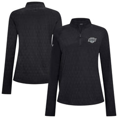 Los Angeles Kings Levelwear Women's Spike Raglan Quarter-Zip Top - Black - NHL 203809213