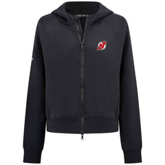 New Jersey Devils Levelwear Women's Judd Raglan Full-Zip Hoodie - Black - NHL 203809224