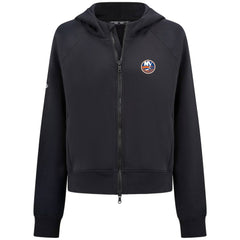New York Islanders Levelwear Women's Judd Raglan Full-Zip Hoodie - Black - NHL 203809225
