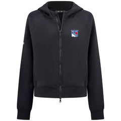 New York Rangers Levelwear Women's Judd Raglan Full-Zip Hoodie - Black - NHL 203809226