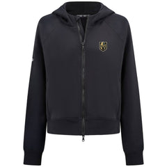 Vegas Golden Knights Levelwear Women's Judd Raglan Full-Zip Hoodie - Black - NHL 203809236