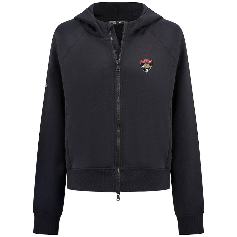 Florida Panthers Levelwear Women's Judd Raglan Full-Zip Hoodie - Black - NHL 203809239