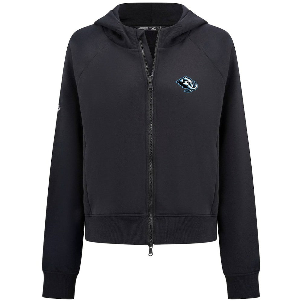 Utah Mammoth Levelwear Women's Judd Raglan Full-Zip Hoodie - Black - NHL 203809241