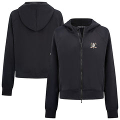Anaheim Ducks Levelwear Women's Judd Raglan Full-Zip Hoodie - Black - NHL 203809242