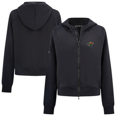 Minnesota Wild Levelwear Women's Judd Raglan Full-Zip Hoodie - Black - NHL 203809245