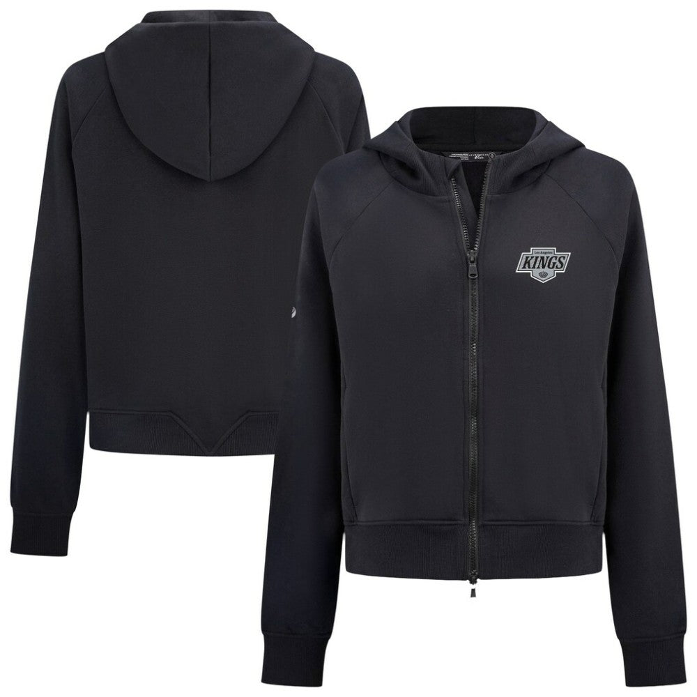 Los Angeles Kings Levelwear Women's Judd Raglan Full-Zip Hoodie - Black - NHL 203809247
